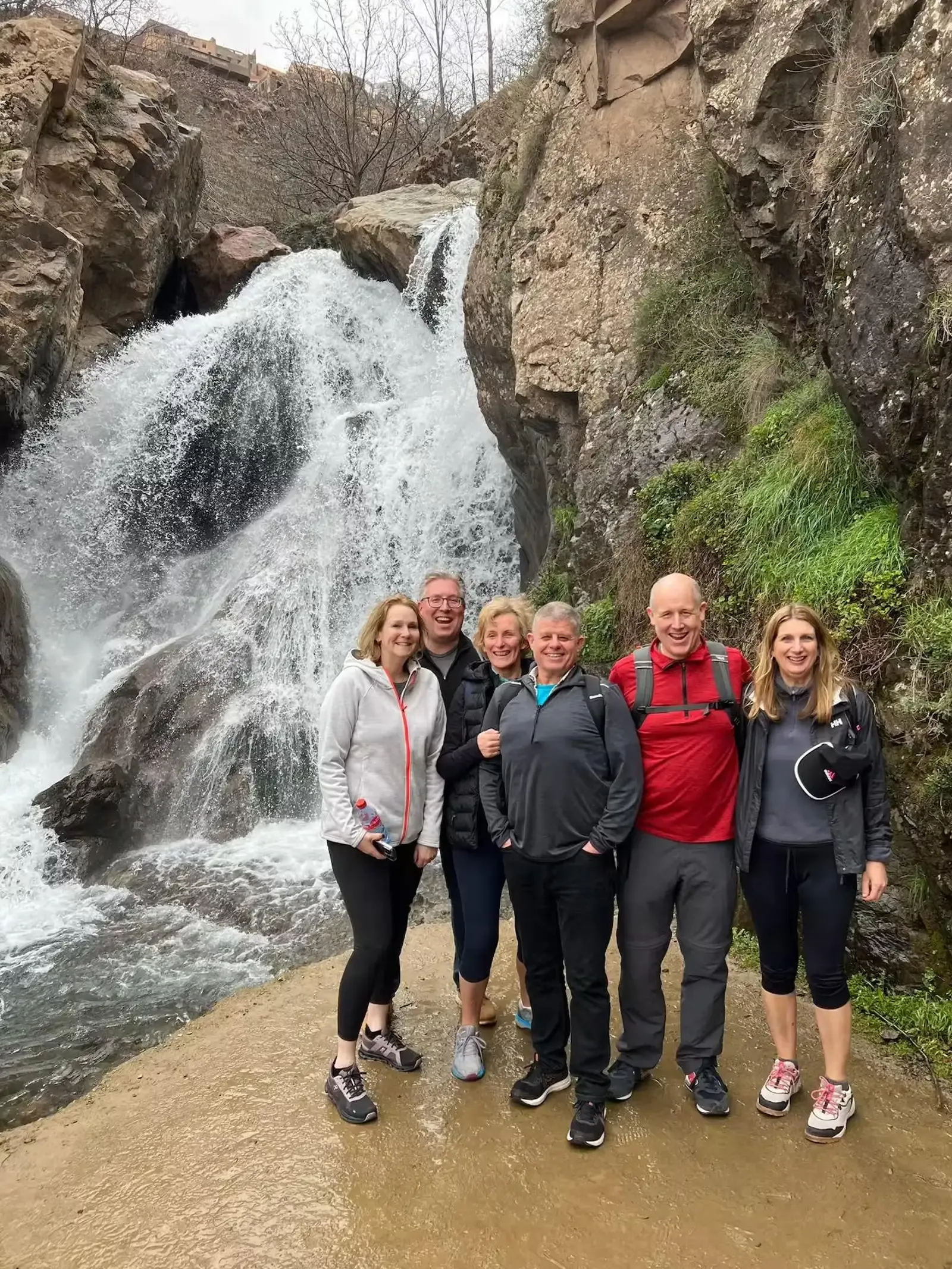 Scenic High Atlas Mountains valley landscape near Marrakech
